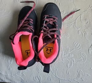Under Armour Black and Pink Athletic Shoes